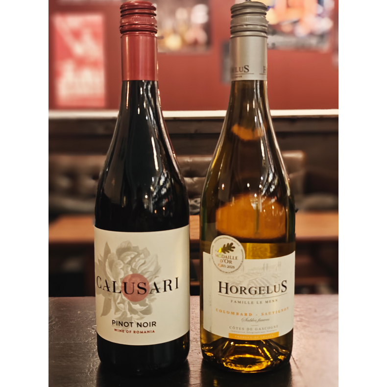 Den prisvenlige! 3 flasker Pinot Noir og 3 flasker fransk hvid til kun kr. 480,-!