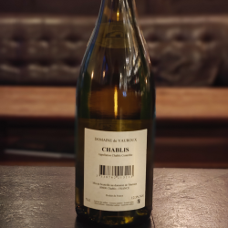 Chablis 2023 Domaine de Vauroux. 6 flasker.